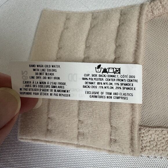 Bali Minimizer Underwire Bra 3562 Beige Size 38DD - Picture 6 of 7